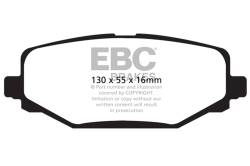 EBC Brakes - EBC Brakes UD1596 Ultimax Brake Pads - Image 1