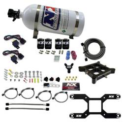Nitrous Express - Nitrous Express 66042-10 Billet Crossbar Nitrous Plate System Dual-Stage Adj. - Image 1