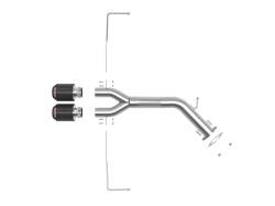 aFe Power - aFE 49-37012-C Takeda 3" Axle-Back Stainless Exhaust for 19-21 Hyundai Veloster - Image 3