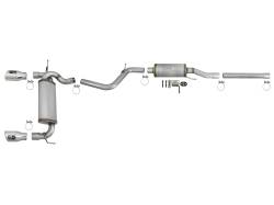 aFe Power - aFe Power Rebel 2.5" Cat-Back Stainless Steel Exhaust Kit 49-48062-P - Image 5