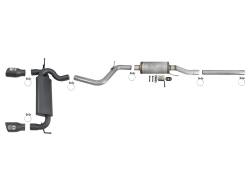 aFe Power - aFe 49-48062-B Rebel 2.5" Cat-Back Stainless Steel Exhaust for Jeep 3.6 3.8 - Image 5