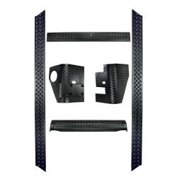 Rugged Ridge 11650.51 6-Piece Body Armor Kit for Jeep Wrangler