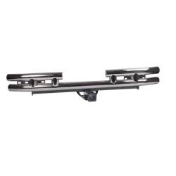 Rugged Ridge 11573.04 3" Rear Tube Bumper w/Hitch for Jeep Wrangler