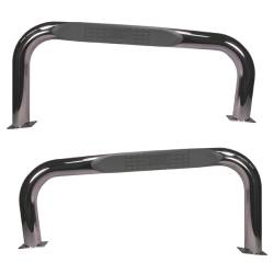 Rugged Ridge 11522.03 Nerf Bars Stainless Steel for Jeep CJ