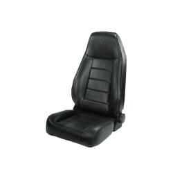 Rugged Ridge 13402.01 High-Back Front Seat Reclinable Black for CJ & Wrangler