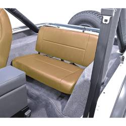 Rugged Ridge 13461.04 Fixed Rear Seat Tan for Jeep CJ & Wrangler