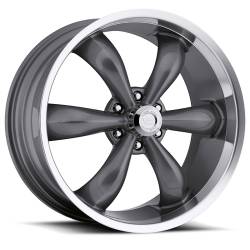 Vision Wheels 142-22983GM30 142 Legend 6 22x9.5 6x5.5 30mm Gloss Gray