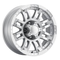 Vision Wheels 375 Warrior 15x6 5x5.0 0mm Silver 375VTH5673MPS0