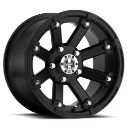 Vision Wheels 393 Lockout 12x8 5x4.5 -10mm Black Matte 393-128545MB4