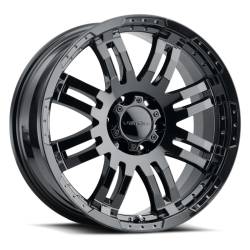 Vision Wheels 375H8883GB18 375 Warrior 18x8.5 6x5.5 18mm Black Gloss