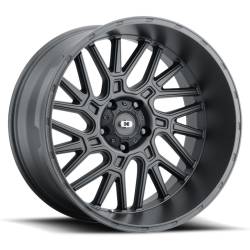 Vision Wheels 404-24287SB-51 404 Brawl 24x12 8x180 -51mm Black Matte