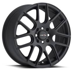 Vision Wheels 426H Cross 16x7 4x100/4.25 42mm Black Matte 426H6701MB42