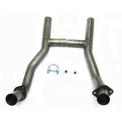 JBA Headers 2.5" Exhaust H-Pipe-409 Stainless Steel 65-73 Mustang SBF 1652SH