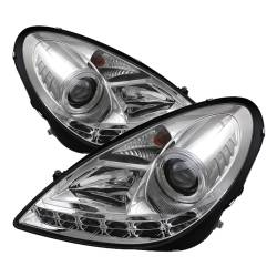 Spyder Auto 5032539 Projector Style Headlights Chrome/Clear