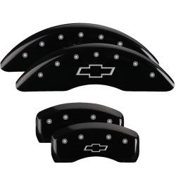 MGP Caliper Covers 14214SBOWBK F/R Gloss Black Bow for 09-17 Chevrolet Traverse