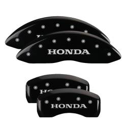 MGP Caliper Covers 20213SHONBK Front/Rear 4pc Gloss Black Honda Pilot