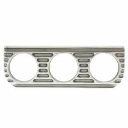 Vintage Parts - Vintage Parts VPAGB3 Vintage Finned 3 Gauge Bezel Mount - Image 1