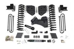 Zone Offroad ZONF87N 4" Suspension Lift Kit Shocks for F250/F350 SD 4WD Diesel