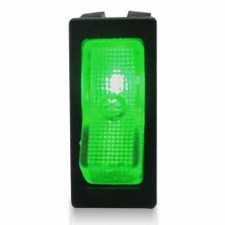 Keep It Clean - Keep It Clean SW27G Illuminated Rocker Switch 1 Green - Image 1
