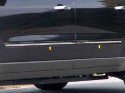 QAA TH49167 Stainless Rocker Panel Trim 4Pc for 09-17 Chevrolet Traverse