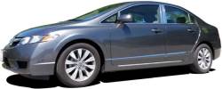 Quality Automotive Accessories - Quality Automotive WP26215 Window Accent Package 06-11 Honda Civic - Image 2