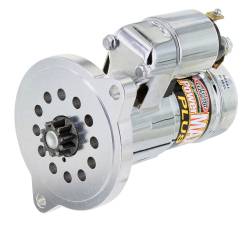 Powermaster 19103 Chrome Mini Alternator for SB w/157T Flywheel 3/4" Depth