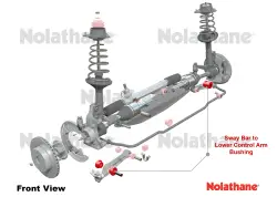 Nolathane - Nolathane REV036.0010 Front Lower Outer Control Arm Bushing for 87-91 Camry - Image 4