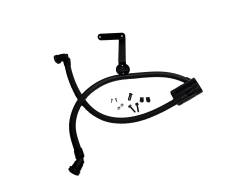 J&L Oil Separator 3.0 Passenger Side Mounted Oil Separator Black 3016P-B