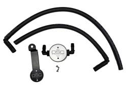 J&L Oil Separator 3.0 Driver Side Mounted Oil Separator Silver 3107D-C