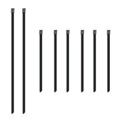 Mishimoto - Mishimoto MMTW-TIES Stainless Steel Locking Ties Set of Six 6" & Two 14" - Image 1