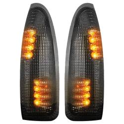 Recon - Recon 264120BK LED Side Mirror Lenses Smoked/Amber 03-07 Super Duty - Image 2