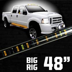 Recon - Recon 26413X Big Rig Ice 48" LED Side Running Light Bars White/Amber - Image 3
