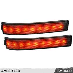 Recon - Recon 264241BK LED Side Mirror Lenses Smoked/Amber 09-14 Ford F150/Raptor - Image 2