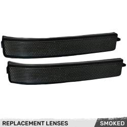 Recon - Recon 264240BK Replacement Side Mirror Lenses Smoked 09-14 Ford F150/Raptor - Image 1