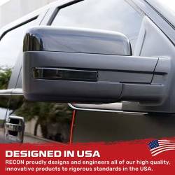 Recon - Recon 264240BK Replacement Side Mirror Lenses Smoked 09-14 Ford F150/Raptor - Image 3
