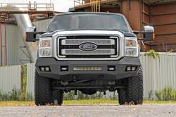 Rough Country Suspension Systems - Rough Country 10783 Heavy Duty Black Front Bumper for 11-16 Super Duty - Image 4