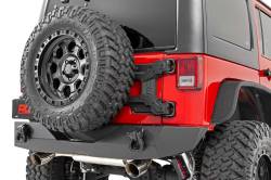 Rough Country Suspension Systems - Rough Country Heavy Duty Rear Tire Carrier Kit Black for Jeep Wrangler JK 10523 - Image 3