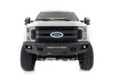 Rough Country Suspension Systems - Rough Country Heavy Duty Black Front Bumper 17-22 Super Duty 10787 - Image 2