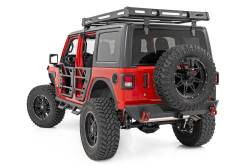 Rough Country Suspension Systems - Rough Country 10622 Hard Top Roof Rack w/LEDs Black for 18-25 Jeep Wrangler JL - Image 3