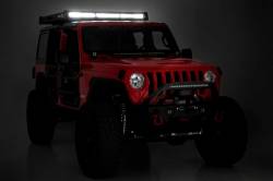 Rough Country Suspension Systems - Rough Country 10622 Hard Top Roof Rack w/LEDs Black for 18-25 Jeep Wrangler JL - Image 6