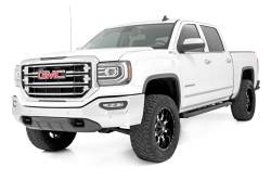 Rough Country Suspension Systems - Rough Country RPT2 Side Step Bars Black 07-18 Silverado/Sierra Crew 44001 - Image 4