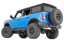 Rough Country Suspension Systems - Rough Country 51061 Black Front&Rear Fender Flare Plate Kit 21-25 Bronco - Image 5
