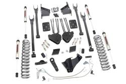 Rough Country Suspension Systems - Rough Country 56570 6" 4-Link Lift Kit for 11-14 F250 Super Duty Diesel 4WD - Image 1
