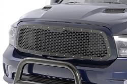 Rough Country Front Mesh Grille Insert Black for 13-18 Ram 1500 70197