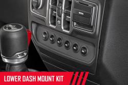 Rough Country Suspension Systems - Rough Country MLC-6 Multiple Light Controller-Lower Dash for Jeep JL/JT 70964 - Image 6