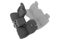 Rough Country Front Seat Covers Black for 19-24 Ram 2500/3500 91042