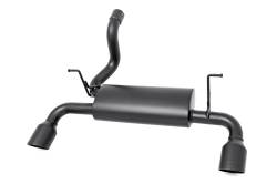 Rough Country Suspension Systems - Rough Country 96003 Axle-Back Dual Exhaust System Black for 18-26 Wrangler JL - Image 2