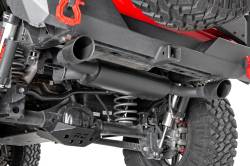 Rough Country Suspension Systems - Rough Country 96003 Axle-Back Dual Exhaust System Black for 18-26 Wrangler JL - Image 4