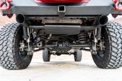 Rough Country Suspension Systems - Rough Country 96003 Axle-Back Dual Exhaust System Black for 18-26 Wrangler JL - Image 5