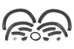 Rough Country F-D10911B Pocket Fender Flares Black for 09-18 Ram 1500
